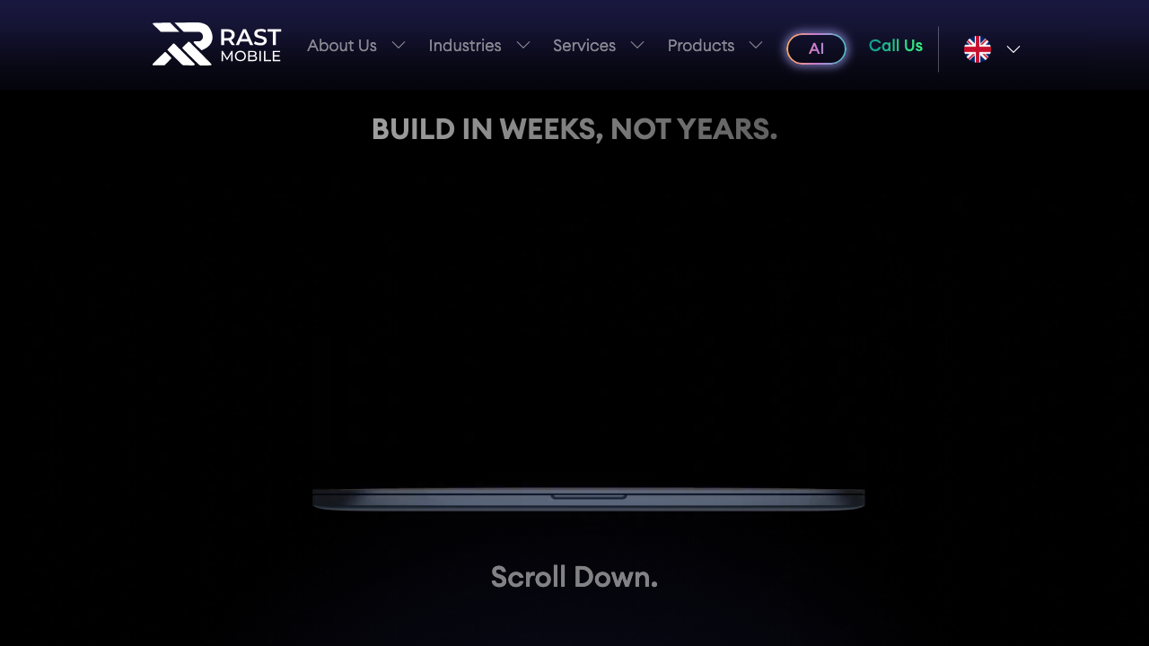 Rast Mobile website